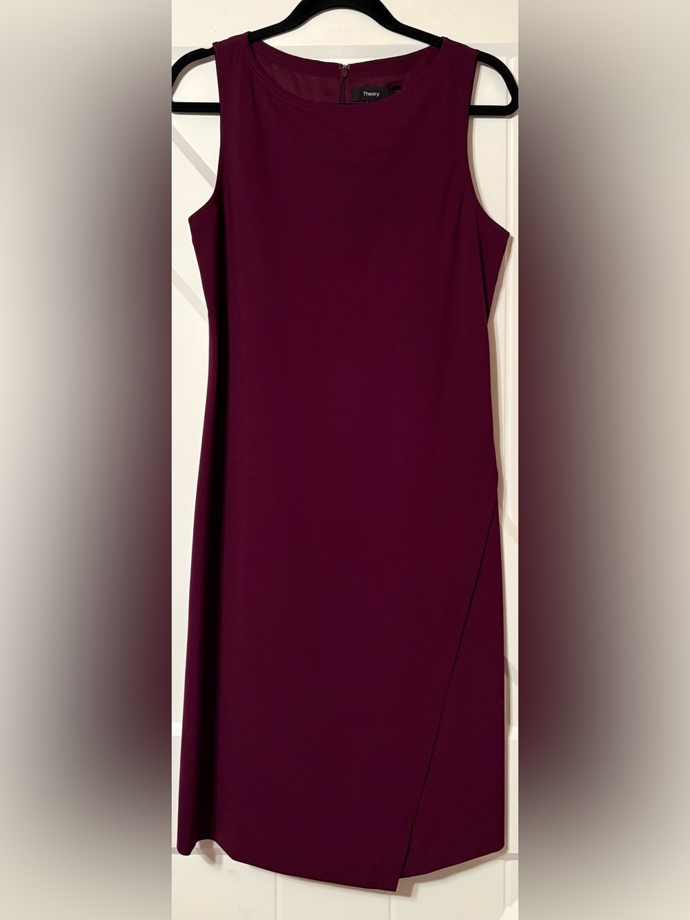 Theory Dress Sleeveless Midi Dress 8 Wedding Guest